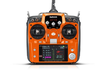AT10II Transmitter with R12DS Receiver, RadioLink, 12-Channel RC Set 2.4 GHz FHSS/DSSS