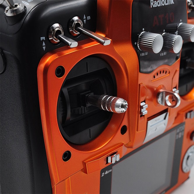 AT10II Transmitter with R12DS Receiver, RadioLink, 12-Channel RC Set 2.4 GHz FHSS/DSSS