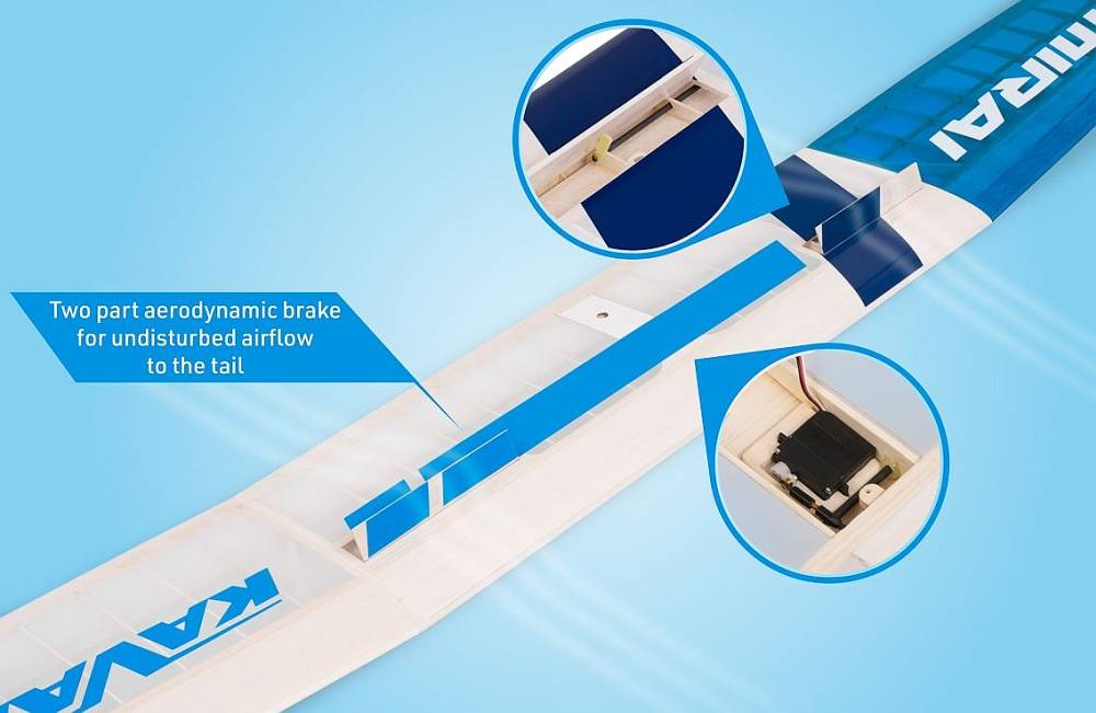 MIRAI, RES glider model, wingspan 1995mm, kit, # KAV02.8021