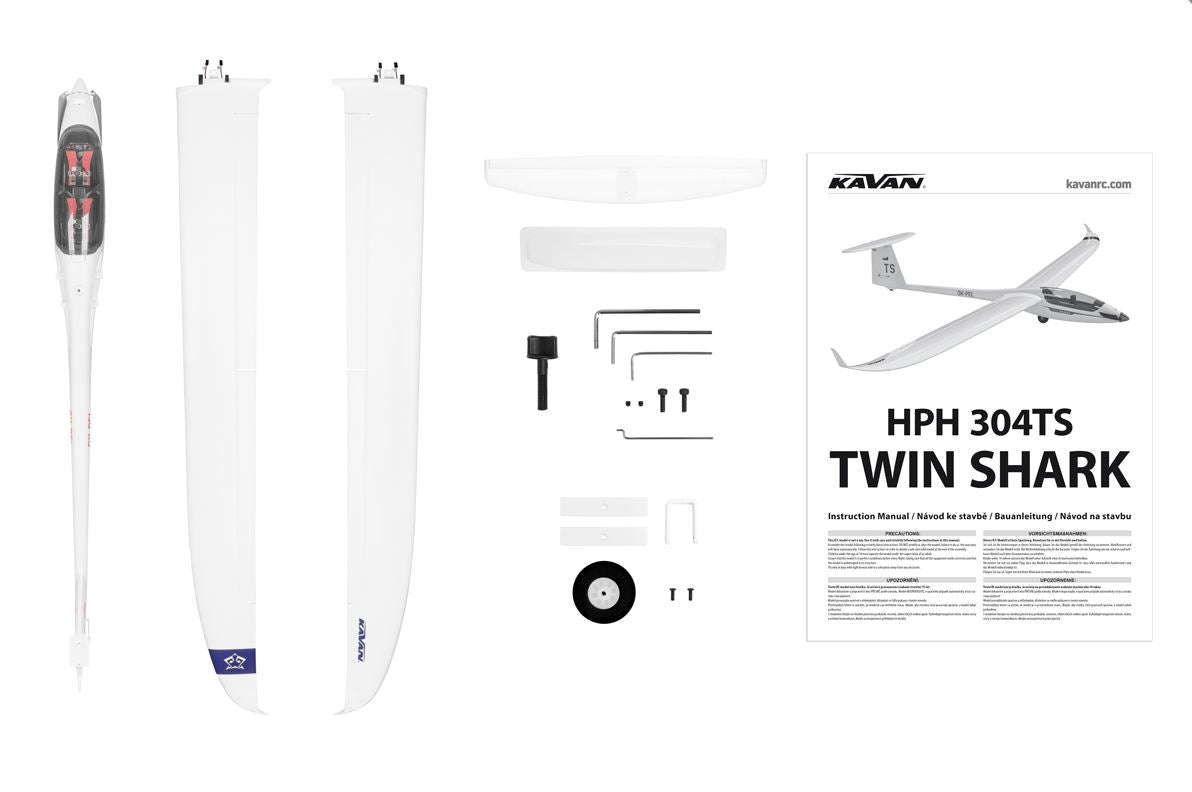 KAVAN 304TS TwinShark, Spw. 2700mm, ARF, # KAV02.8077