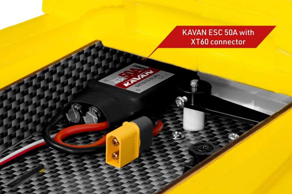 KAVAN Bristell B23, Spw. 1600mm, ARF, GELB, # KAV02.8079
