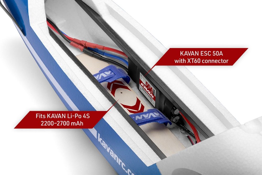 KAVAN Swift S-1, Span 2400mm, ARF, BLUE # KAV02.8082-BLUE