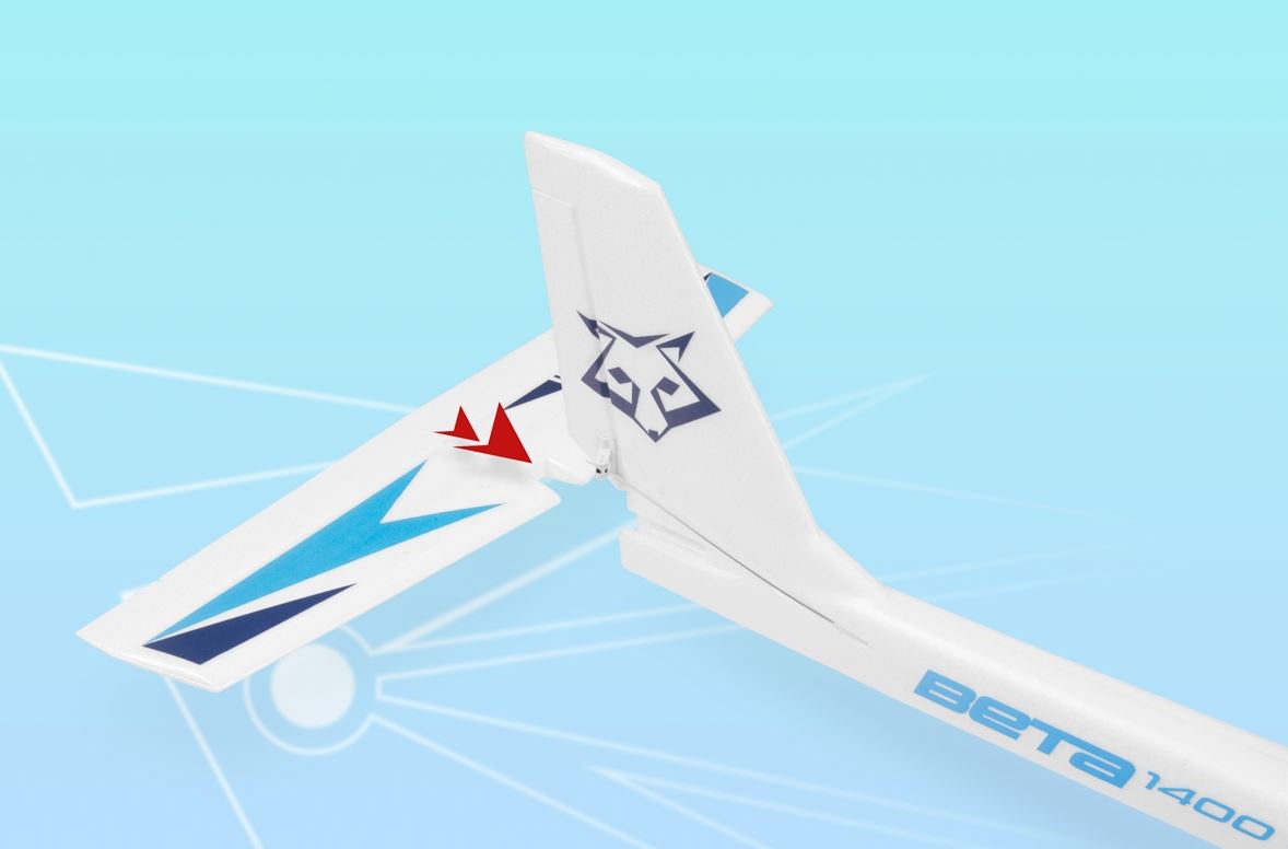 Beta 1400 ARF version BLUE, wingspan 1400mm, beginner model