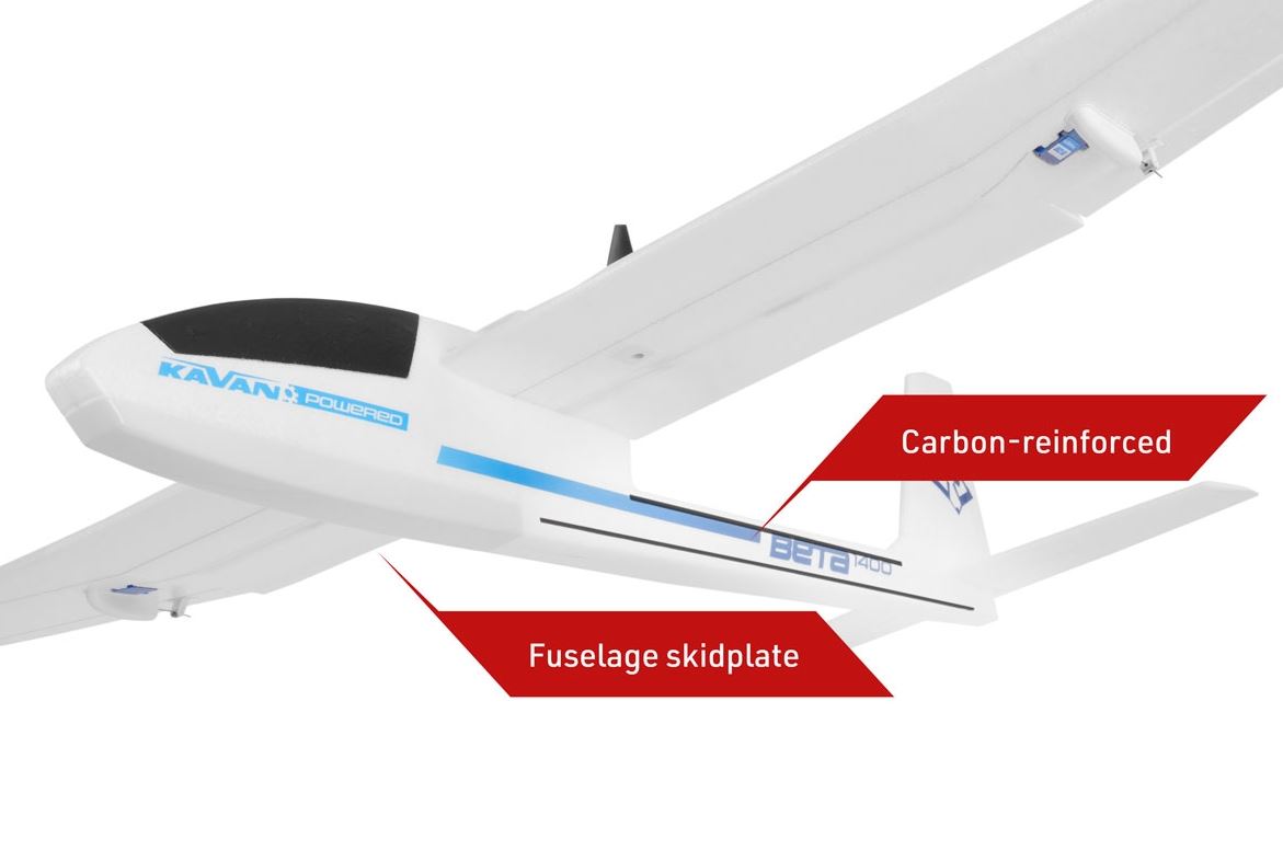 Beta 1400 ARF version BLUE, wingspan 1400mm, beginner model