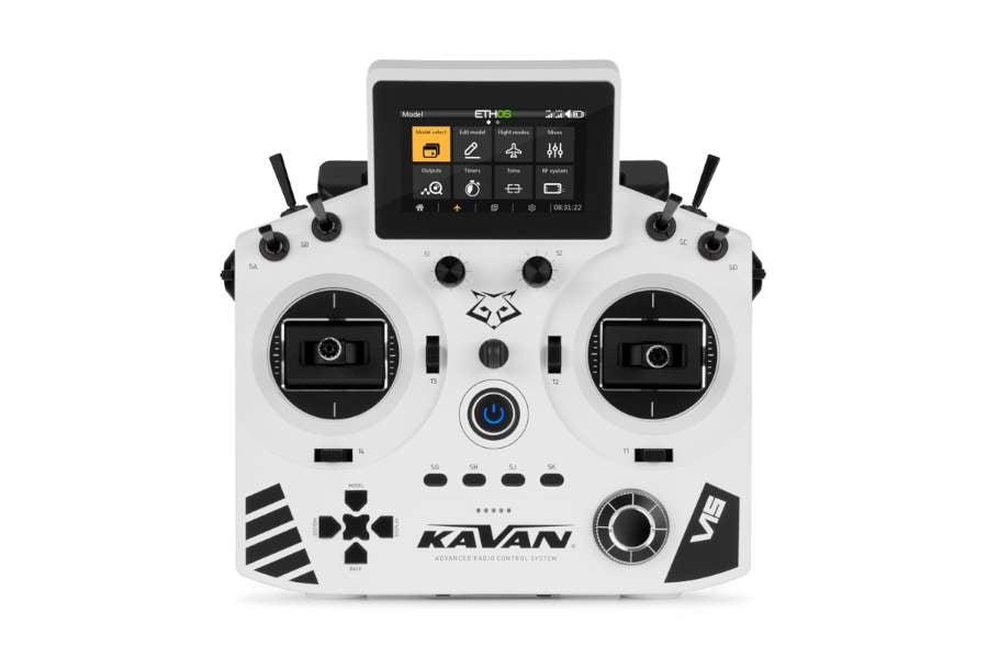 KAVAN Sender V15, WEISS, 24-Kanal, 2.4GHz, # KAV16.1003