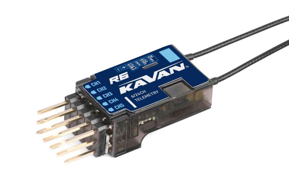 KAVAN Empfänger R6, 6-Kanal, 2.4GHz, # KAV18.10006