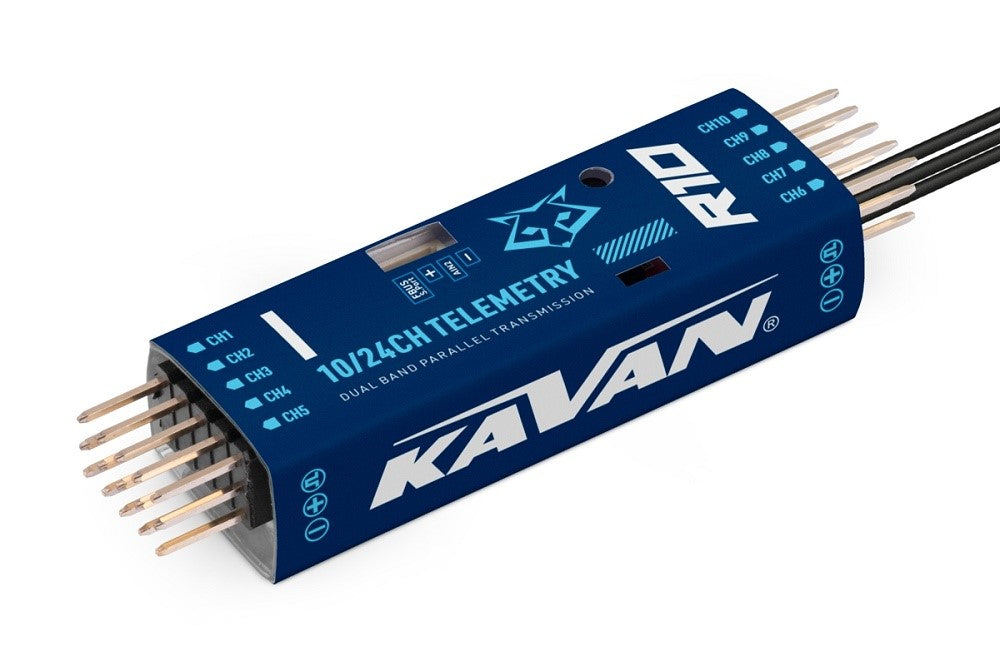 KAVAN Empfänger R10, 10-Kanal, 2.4GHz, # KAV18.10010