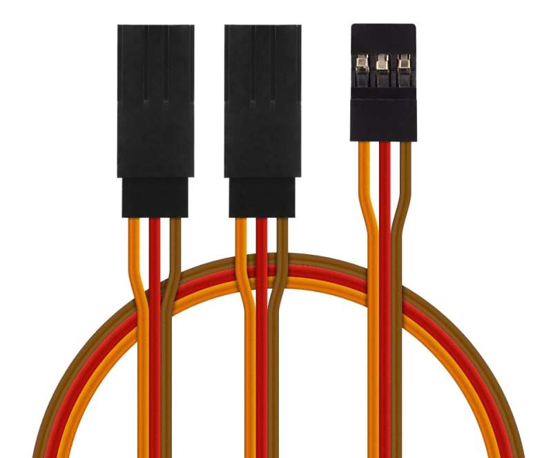 V-Kabel UNI / Graupner, PVC, 150mm, 0,25mm², # KAV36.2401