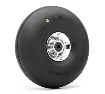 Ballon-Rad, Ø 125mm, mit Kunststofffelge und Ventil, 1 Paar, # KAV0181