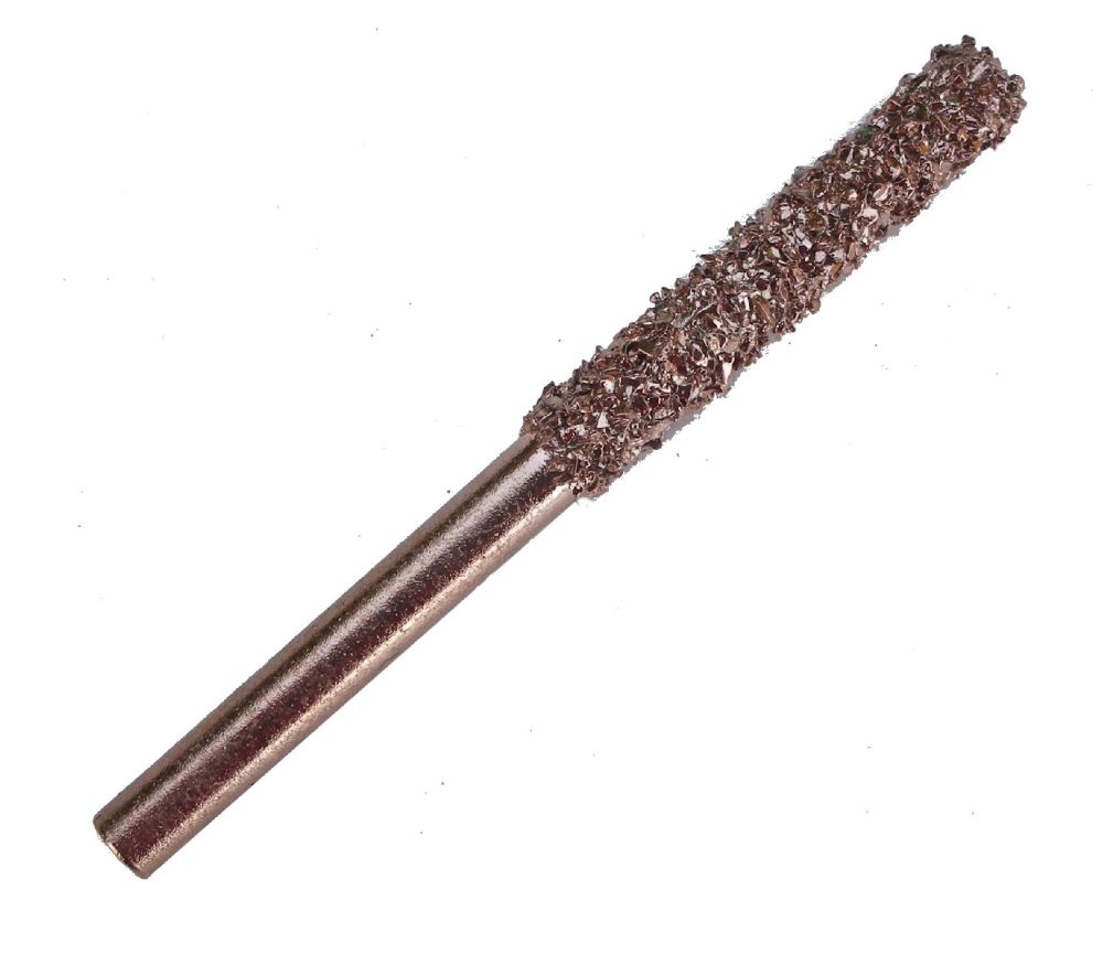 Perma-Grit coarse router bit, rod-shaped, 4mm, #RF6C