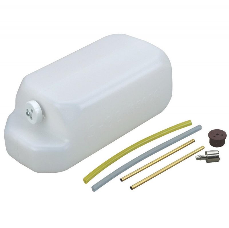 Kunstflugtank 950ml, für Methanol/Benzin,  197x94x76.5mm, 160g, Pichler # 10087, DU-BRO #690