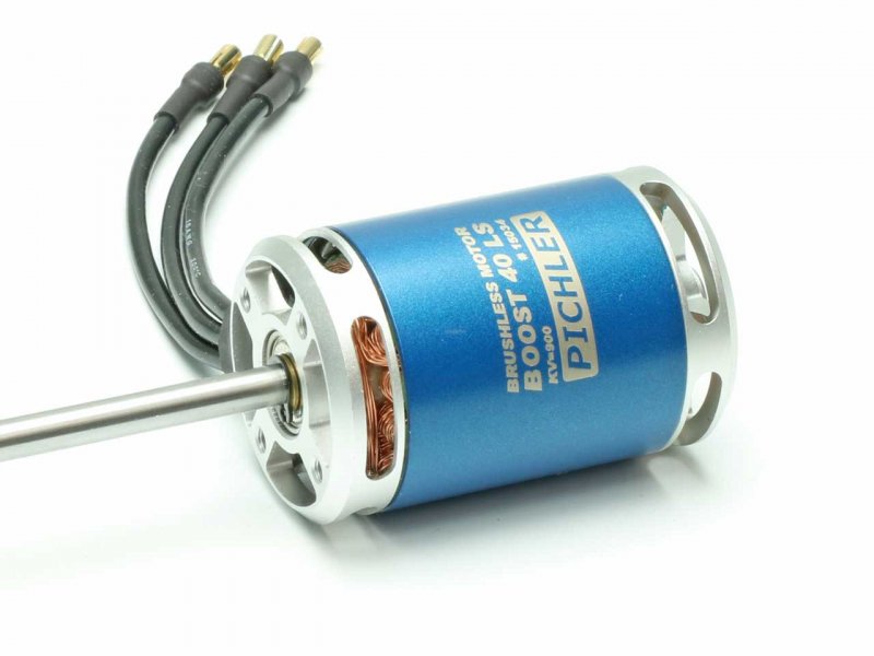 Brushless Motor BOOST 40 LS, 890KV, (80mm Welle), Pichler # 15034