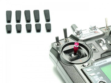 Switch Caps Color BLACK, for all common RC transmitters (5x short, 5x long)
