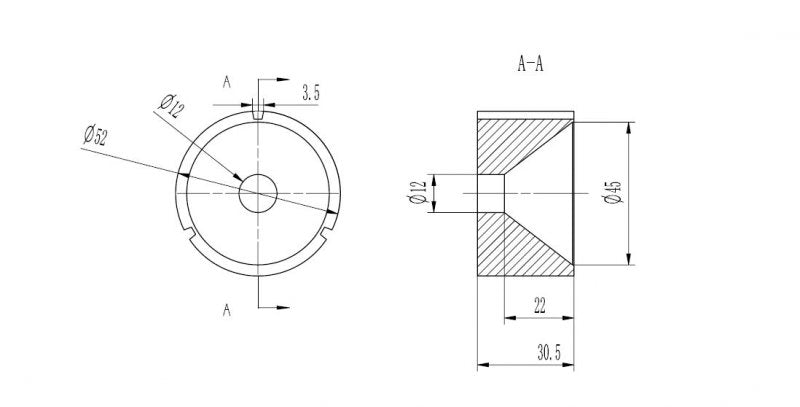 Ersatzgummi für Elektro Starter Ø 52mm, Pichler # 15398