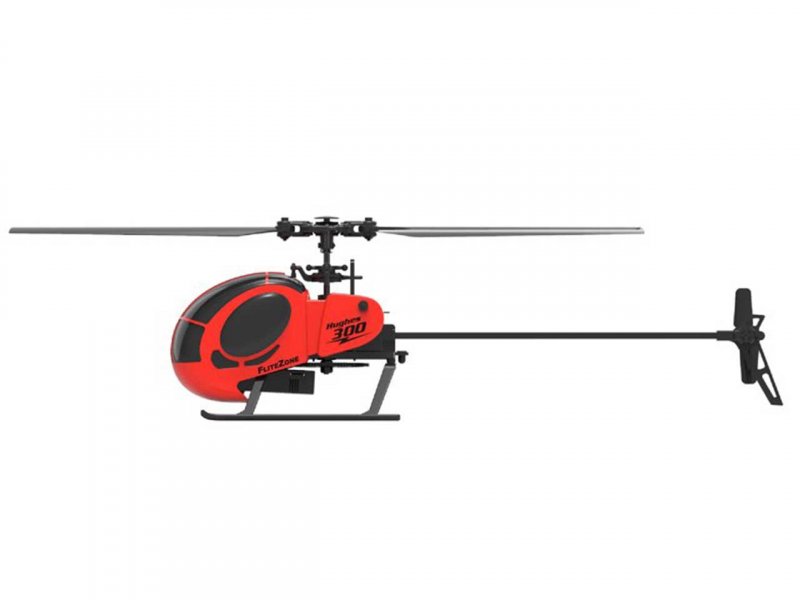 Hughes 300 Helicopter (red), RTF, Rotor ø249mm, Pichler # 15490