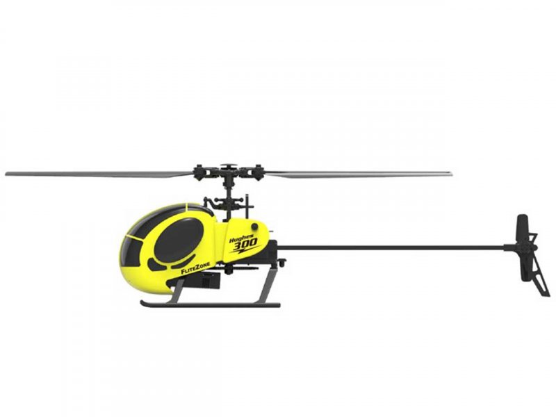 Hughes 300 Helicopter (yellow), RTF, Rotor ø249mm, Pichler # 15491