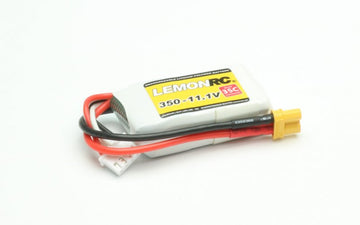 LiPo Battery Lemon RC 3S/350mAh, 11.1V, 35/70C, 48x25x14 mm, 38g, # 15701