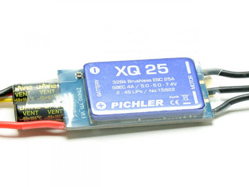 Brushless ESC XQ+ 25, 25/35A, 2-4 LiPo, BEC 5V/6V/7.4V, 3A, Pichler # 15922