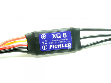 Brushless Regler XQ+ 6, 6/10A, 2-3 LiPo, BEC 5V, 3A, Pichler # 15934
