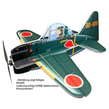 Cartoon Warbird ZERO, Bausatz, Spw. 550mm, Pichler # 16356