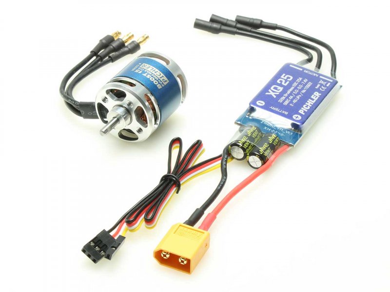 Brushless Motor BOOST 15 kv1000 COMBO V2 mit 25A XQ Regler