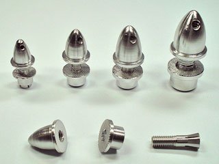 Luftschraubenadapter f. 2mm Welle, Spannkonus, Aluspinner, Pichler # C2287