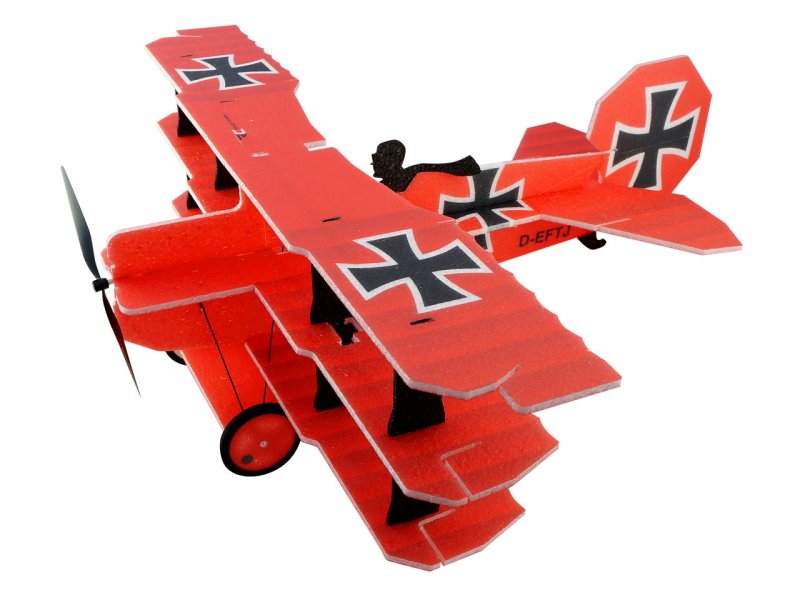 LiL Fokker red, indoor model, (combo set), wingspan 680mm, Pichler # C4351