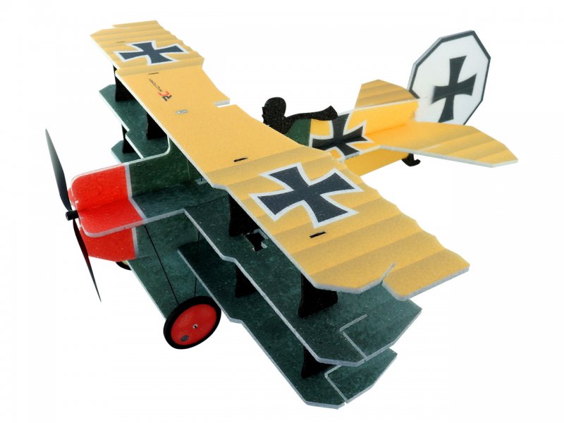LiL Fokker gelb, Indoormodell, (Combo Set), Spw.680mm, Pichler # C4353