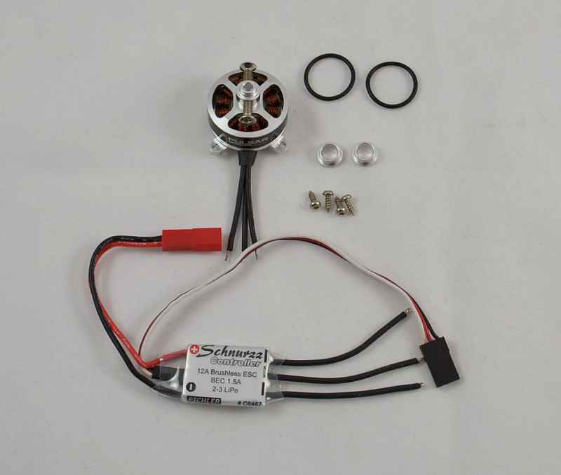 Brushless F3P Set for 2S (BL-Motor Nano F3P, Controller Schnurzz 12), Pichler # C 4572