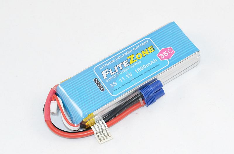 LiPo battery Pichler FliteZone 3S/1800mAh, 11.1V, 35C, EC-3, 105x35x20mm, 145g
