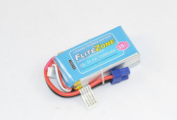 LiPo Battery Pichler FliteZone 3S/1300mAh, 11.1V, 35C, EC-3, 70x34x25mm, 109g