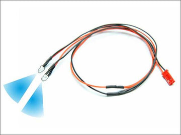 LED Kabel (blau), Kabel mit 2 LEDs, 410mm mit BEC-Anschlussbuchse, # 5448