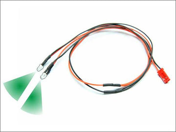 LED Kabel (grün), Kabel mit 2 LEDs, 410mm mit BEC-Anschlussbuchse, # 5451