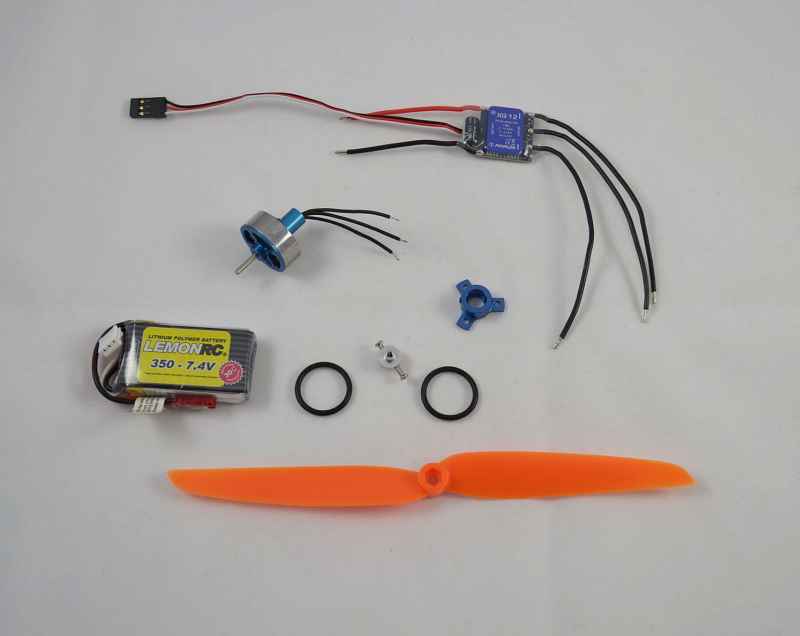 Brushless drive set NANO 15G (motor, ESC, LiPo, prop saver, propeller)