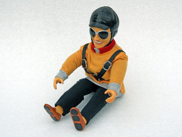 Pilotenpuppe BEN (gelb), 380mm hoch, komplett beweglich, Pichler # C6292