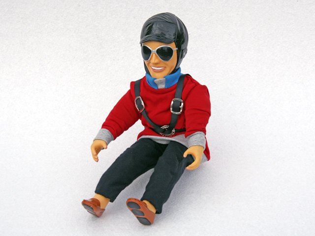 Pilotenpuppe BEN (rot), 380mm hoch, komplett beweglich, Pichler # C6293
