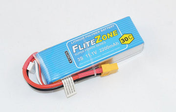 Lipo-Akku FLITEZONE 3S/2200mAh, 11.1V, 30C, XT60, 102x35x23mm, 170g, C6479