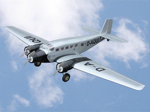 Junkers JU 52 ARF, 1630mm, Pichler/VQ-Model # C6875