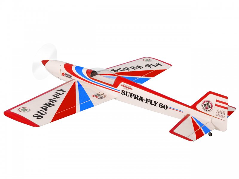 Supra Fly 60, ARF Aerobatic Model, Red/Blue, Wingspan 1720mm, Pichler # C8708