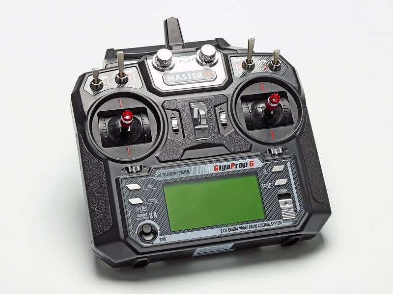 Fernsteuerset MASTER GigaProp 6, Mit 6-Kanal Telemetrieempfänger, (Mode 2 + 4)
