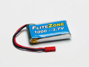 LiPo Akku FliteZone, 3.7V, 1000mAh, 54x29x11mm, 31g, Pichler # C9226