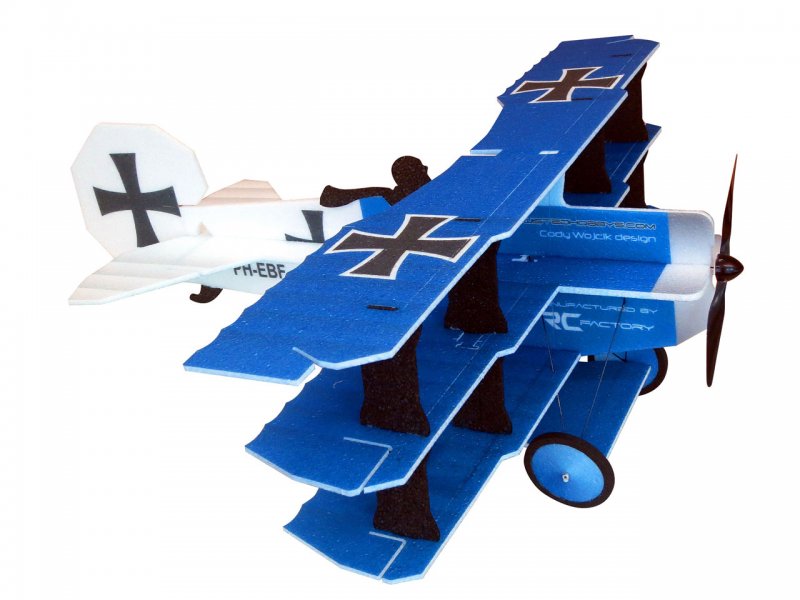 Crack Fokker, COMBO, blue, wingspan 890mm, Pichler # C9228