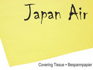 JAPAN AIR Bespannpapier, 16g/m², GELB, 500 x 690 mm, (10 St.), # C9374
