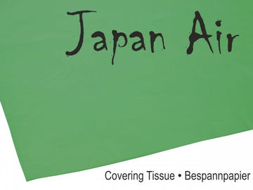 JAPAN AIR Bespannpapier, 16g/m², GRÜN, 500 x 690 mm, (10 St.), # C9377