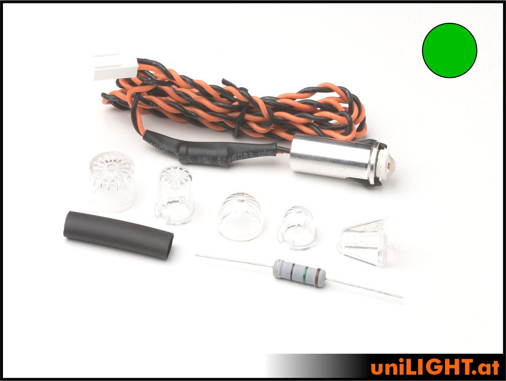 10mm PIN Blitzlicht, 8Wx2, KURZ