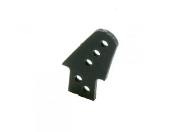 GfK Ruderhörner schwarz 12mm, Bohrung 1.5 mm (VE=10St.), Pichler/Extron # X0722