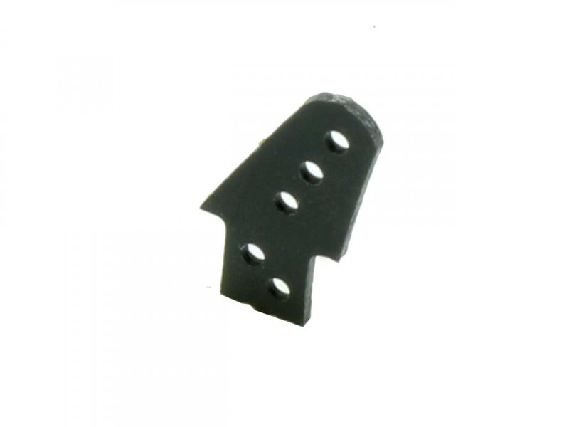 GfK Ruderhörner schwarz 12mm, Bohrung 1.5 mm (VE=10St.), Pichler/Extron # X0722