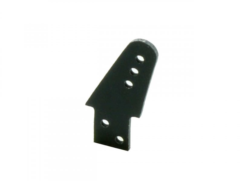 GfK Ruderhörner schwarz 17mm, Bohrung 1.5 mm (VE=10St.), Pichler/Extron # X0723