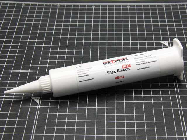 Silicone Adhesive SILEX HOT up to 300° C Heat Resistant, 80ml Tube