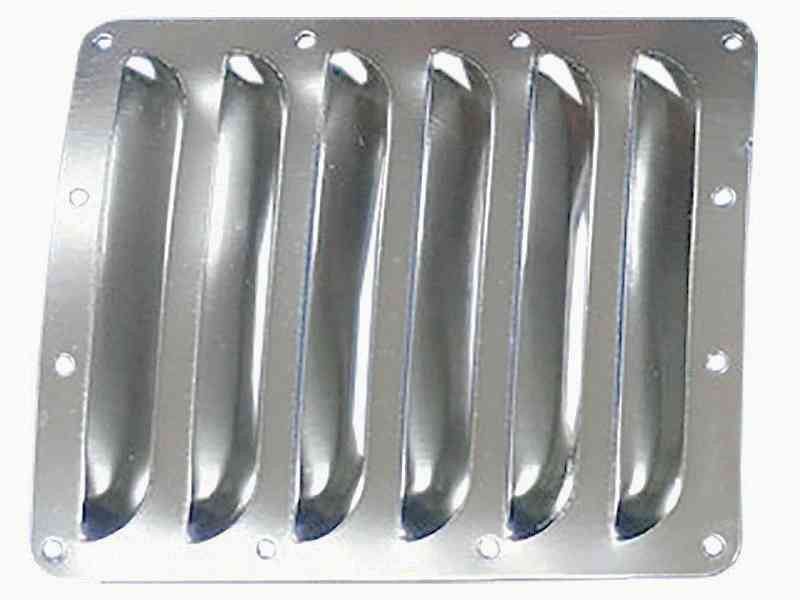 Lüftungsgitter Aluminium, 75 x 60mm, (silber), Pichler/Extron # X3218